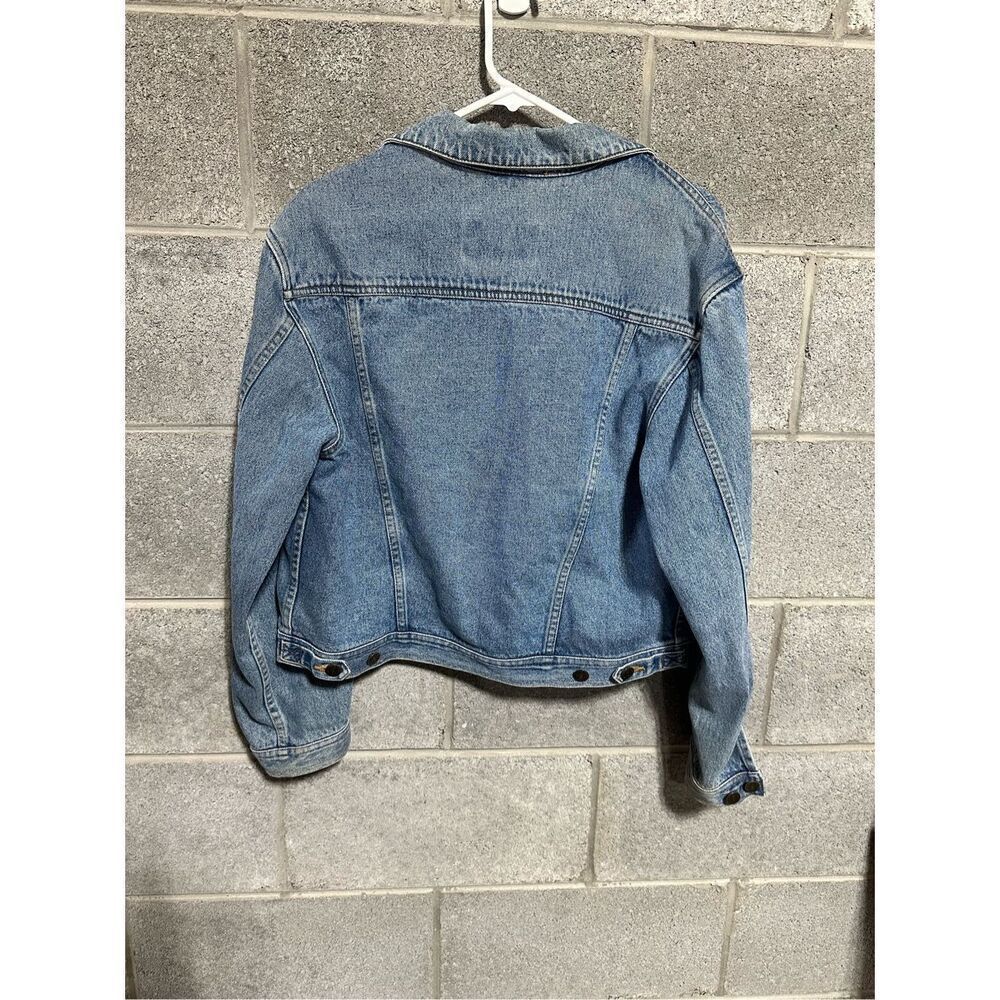 Eddie Bauer Denim Jeans Jacket for Women Long Sleeve Classic Jacket Blue Medium - Picture 4 of 5